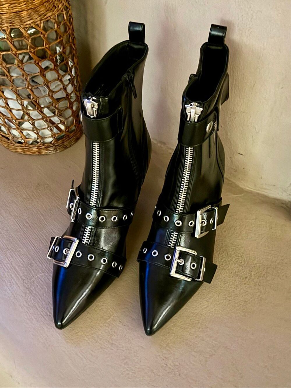 NWOT Wild Pair Moonbeam pointed toe boots